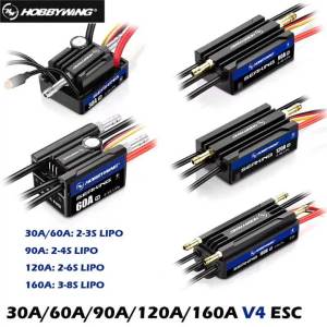 HOBBYWING Seaking V4 Series Brushless ESC 30A-160A Không Cảm Biến IP67 Chống Nước Tích Hợp BEC Cho Thuyền RC - Model 90A