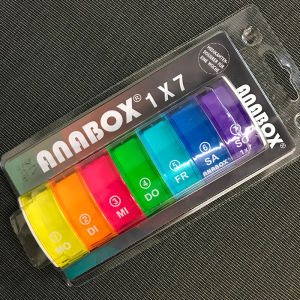 German Anabox In Stock 7 Days Star Period Small Medicine Box One Week Portable Pill Box Daily Moisture-Proof Portable First-Aid Kit Seven Cells