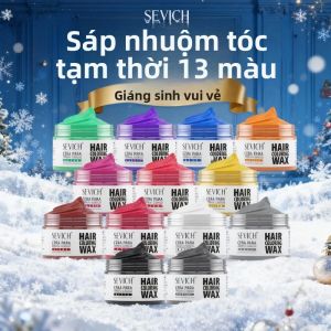 Giáng Sinh Tạm Thời Màu Tóc Sáp Tím Xanh Một Lần Tóc Kem Nhuộm Hàng Ngày Đảng Cosplay DIY Tạo Kiểu Tóc 50G