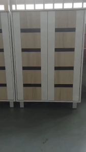 Shoe Cabinet Breathable Storage Cabinet Multifunctional Shoe Cabinet 2/3 Door Wooden Shoe Cabinet Nordic Style Suitable for Entrance Living Room Bedroom
