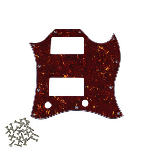 PHRILAM Guitar Scratch Plate Full Face Compatible with SG Standard Style Guitar Pickguard Equipped with installation screws