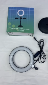 [1 Set] TRIPOD 28CM + RINGLIGHT + 2 HOLDER Paket Komplit Tripod Ringlight Lampu Live Tik Tok Lampu Selfie Makeup