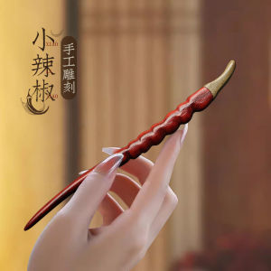 New Chinese Style Womens Hairpin Elegant Simple Hanfu Qipao Wooden Hair Clip Traditional Ethnic Fashion Accessory