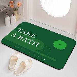 Soft Silicon Dendroid Mat Bathroom Entrance Anti-Slip Foot Mat Toilet Carpet Water Absorbent Dirt Resistant Bathroom Rug