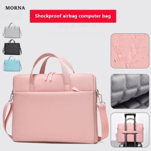 MORNA Laptop Bag 13.3 14 15.6 17 Inch Notebook Bag Sleeve For Macbook Air Pro 16 Case Xiaomi Shoulder Handbag New Waterproof Briefcase