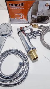 V1L001 vòi rửa mặt nóng lạnh liền sen tắm thân ĐỒNG mạ Crom cao cấp sản phẩm được bảo hành chính hãng 2 năm lỗi 1 đổi 1