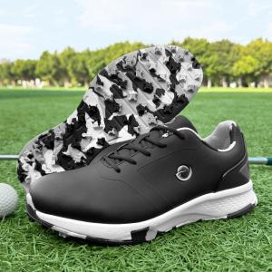 New Mens Golf Shoes Fixed Nail Outdoor Anti-slip Wear-resistant Breathable Sports Fashion Casual Shoes