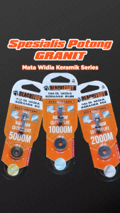Tile Cutter Blade 22mm Bearing Widia 6G BLACKFOOT Mata Pisau Potong Keramik Granit Manual 22x6x6mm GT.2.4.1.6G2266