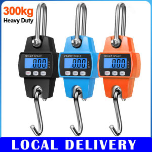 Electronic Scales Weight Hanging Scale Heavy Duty 300kg Weight 100 150 Kilo 250kgs For Pig 200kgs Crane Scale Industrial Lcd Digital Electronic Hanging Hook Scale Original