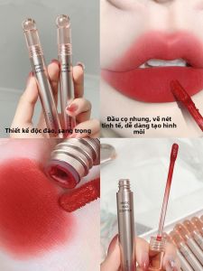 Son Môi MACKANDY Velvet Matte Lip Mud Dạng Keo Bóng Mịn Lâu Trôi Giá Cả Phải Chăng Dành Cho Nữ Học Sinh Thương Hiệu Nhỏ