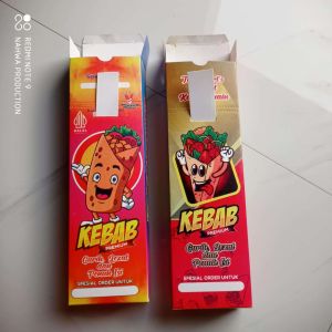 bungkus kebab premium /bungkus kebab kotak bahan ivory