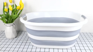COD MIHOME Ember Lipat Portable Cuci Baju Baskom Laundry Bucket Collapsible 40L - FB4610