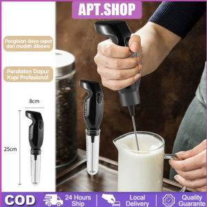 Milk Frother Elektrik Mixer Pembuih Kopi Susu Handle Stirrer Whisk Coffee Foamer