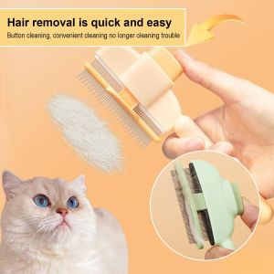 Professional Flea Cat Combs for Cats Dogs Floating Hair Removal Brush Grooming Cleaning Tool Pet Hair Removal Ticks Needle Combs