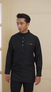 【 NEW ARRIVAL 】 Kurta SLIM FIT Dewasa & Budak Kain Cotton Baju Sahaja WARNA DARK GREEN / KURTA RAYA SEDONDON / C005K KC