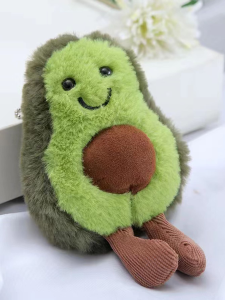 A Cute Avocado Pet Plush Toy Suitable for Daily Companionship of Small and Medium-Sized Dogs