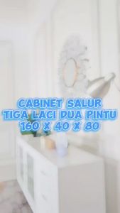 Cabinet Salur 3 Laci 2 Pintu 160cm: Desain Modern & Fungsional