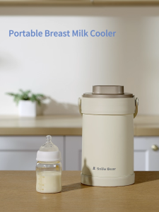 Snow Bear 2L Portable Breast Milk Cooler for Outdoor Long-lasting Freshness at 4°C For 23h+ 360° Surround Cooling