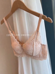 สไตล์ญี่ปุ่น ลูกไม้ Bralette No Steel Ring ประเภทการปรับ ผู้หญิง ชุดชั้นใน ป้องกันการหย่อนคล้อยสําหรับผู้ใหญ่หนุ่ม ฤดูร้อน Bra