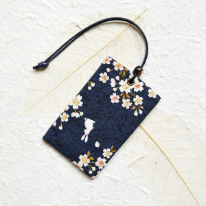 Creative Handmade Pure Cotton Fabric Protection Cover for Campus Meal Card Japanese Style Gate Access Card Metro Bus
