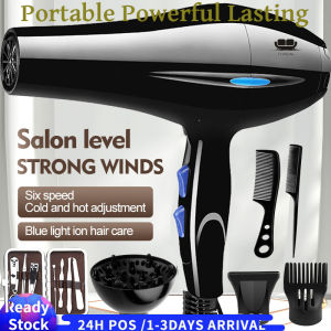 【Malaysia Ready Stock】Hair Dryer Home Size Power Barber Shop Hot and Cold Wind Ion Hair Dryer 2200W Strong Wind Pengering Rambut Hairdryer