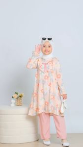One Set Anak Perempuan Melody Series By Erlimakids Bahan Rayon Viscose Premium Adem Nyaman Dipakai Bisa COD