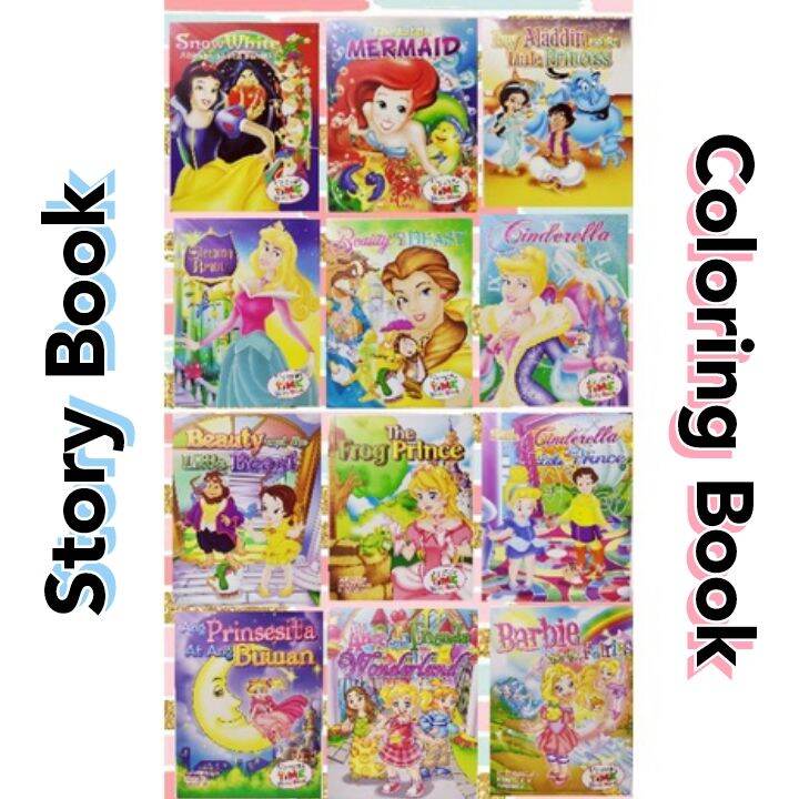 English Tagalog Story Book and Coloring Book for Kids Practice Reading ...