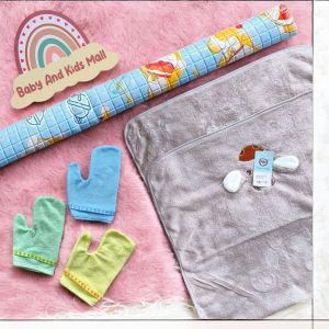 Paket Hemat Handuk + Perlak Baby Free Washlap Premium Baby And Kids Mall