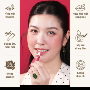 (Mua 3 +1) Combo 3 Tuýp Serum Dưỡng Hồng Ngừa Khô Mờ Thâm Môi Dâu Tây 6g SHeGAN