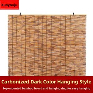 Bamboo Straw Screen Decorative Privacy Curtain