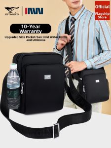SEPTWOLVES | Mens Crossbody Shoulder Bag Portable 2026 New
