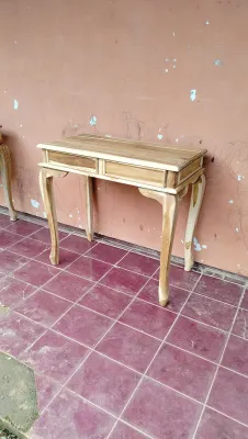 Meja konsol/meja dinding kayu jati