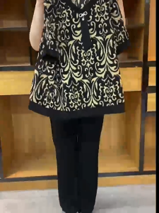 Áo trung niên nữ đẹp tặng mẹ A26 thời trang sang trọng người lớn tuổi dự tiệc U50 U60 U70 giá rẻ