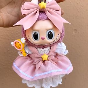 Labubuจัดส่งที่รวดเร็ว🔥ชุดลาบูบู้V2 V3 ชุดLabubu ชุด labubu macaron labubu macaron ชุด เหมาะสม 15cmลาบูบู้v1(ไม่รวมตุ๊กตา）