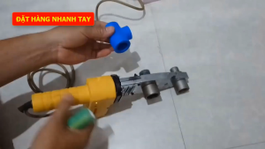 Máy hàn ống nhiệt cầm tay Kapusi Japan đầy đủ đầu hàn phi 20 đến 63mm thiết kế bền bỉ chắc chắn