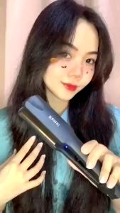 (sale) Máy Kẹp Ép Duỗi Thẳng Tóc Kemei KM329 Phủ Gốm Caremic Với 4 Mức Nhiệt Có Chỉnh Nhiệt Độ Duỗi Uốn