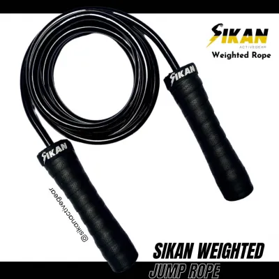WEIGHTED JUMP ROPE HIGH QUALITY by SIKAN ACTIVEGEAR 1lb heavy rope skipping rope