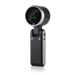 Quạt Mini Cầm Tay MF019 Thiết Kế Xoáy Nhỏ Gọn Sạc Tiện Lợi 3 Tốc Độ Kẹp Lưng Gió Mạnh Êm Ái Chất Liệu Nhựa.