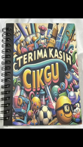 Teachers Day Gift A6 Notebook Buku Nota 100 Pages Notepad Note Book Thank You Teacher Terima Kasih Cikgu Hadiah Hari Guru