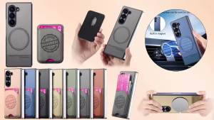 szhaiyu | 2In1 Detachable Leather Cards Solt Wallet Phone Case for Samsung Galaxy Z Fold 8 Ultra Z Fold 7 6 5 4 3 for Magsafe Back Cover