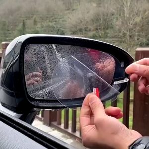 Car Rearview Mirror Accessories OVAL 1set (2pcs)Anti Fog Rainproof Rear View Protective Film