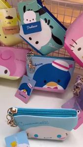 KAYOU | New Cartoon Sanrio HelloKitty Pudding Dog Merlot Coin Purse Cartoon Key Case Lose Wallet Kulomi Small Storage Bag New