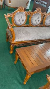 KERUSI KAYU JATI /SOFA SET KAYU JATI /SOFA JATI 3211 MEJA