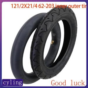 Electric bicycle and scooter tire set 12.5x2.25 inches 62-203 including inner tubes for air use