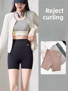 Miiow | Cat Woman Three-Quarter Sharkskin Pants Womens Outerwear 2024 New Seamless Anti-Light Safety Shorts Tummy Control Butt Lifter Underwear Shorts