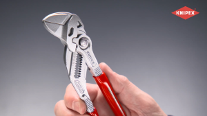 KNIPEX 86 03 180 Pliers Wrench 180mm | 7-1/4" Smooth Jaw Adjustable Spanner Ratchet Plier Made in Germany
