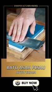 BATU ASAH PISAU MDS / PANDA GOLOK GUNTING DLL 6 & 8 INCH TEBAL 2 SISI BATU AMRIL GOSOK SUPER TAJAM