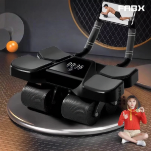 FABX | Automatic Rebound Digital Ab Wheel 4 Wheels