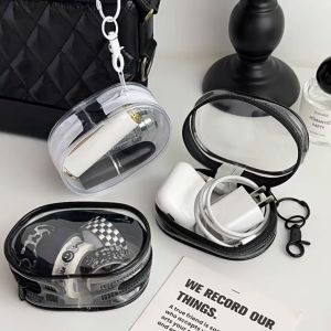 Harga Grosir Mini Pouch Serbaguna Transparan & Tempat Penyimpanan Kabel Aesthetic