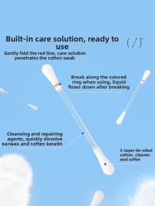 7o | Pet Ear Cleaning Cotton Swabs & Ear Drops